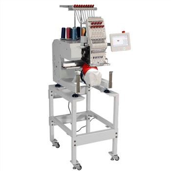 คอมพิวเตอร์ความเร็วสูง Wonyo 1 หัวเครื่องปักสำหรับหมวกเสื้อเย็บปักถักร้อยผู้ผลิตจีน