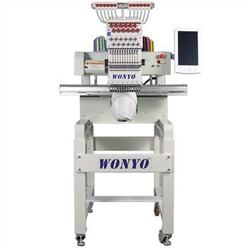 เครื่องเย็บปักถักร้อยเชิงพาณิชย์ Wanyang หัวเดียวสำหรับเสื้อหมวกเย็บปักถักร้อยในประเทศจีน